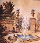 Orto Botanico Grazioso acquerello del mille ottocento (Fausto Levorin Carega)